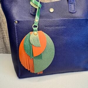 Portland Leather Picasso Tassel Bag Charm JUNGLE Picasso Tassel Boho Bag Charm